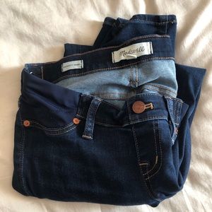 Madewell Maternity dark skinny jeans (size 26)